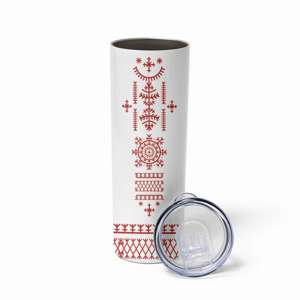 Croatia Sicanje Tattoo Inspired Skinny Tumbler The Kolo