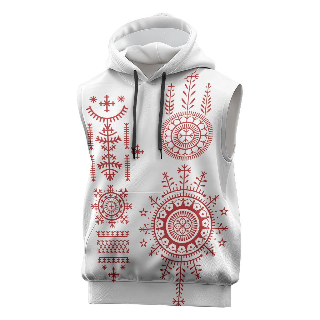 Croatia Sicanje Tattoo Inspired Sleeveless Hoodie The Kolo