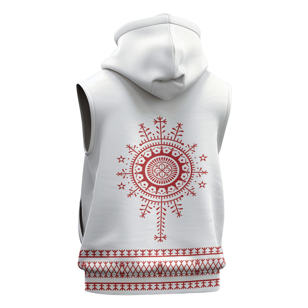 Croatia Sicanje Tattoo Inspired Sleeveless Hoodie The Kolo