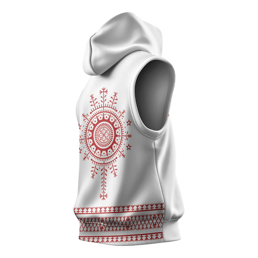 Croatia Sicanje Tattoo Inspired Sleeveless Hoodie The Kolo