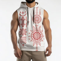 Croatia Sicanje Tattoo Inspired Sleeveless Hoodie The Kolo