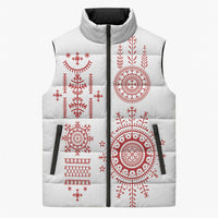 Croatia Sicanje Tattoo Inspired Sleeveless Puffer Jacket The Kolo