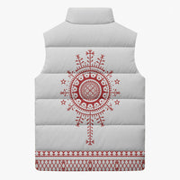 Croatia Sicanje Tattoo Inspired Sleeveless Puffer Jacket The Kolo