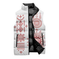 Croatia Sicanje Tattoo Inspired Sleeveless Puffer Jacket The Kolo