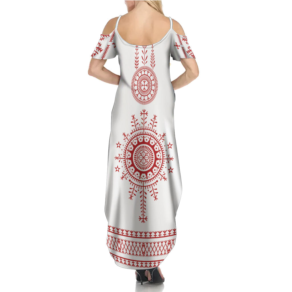Croatia Sicanje Tattoo Inspired Summer Maxi Dress The Kolo