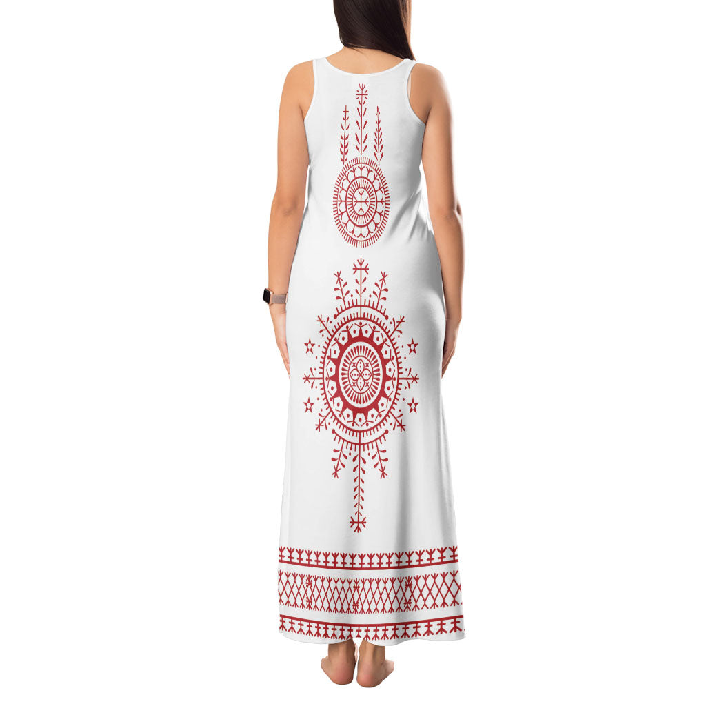 Croatia Sicanje Tattoo Inspired Tank Maxi Dress The Kolo