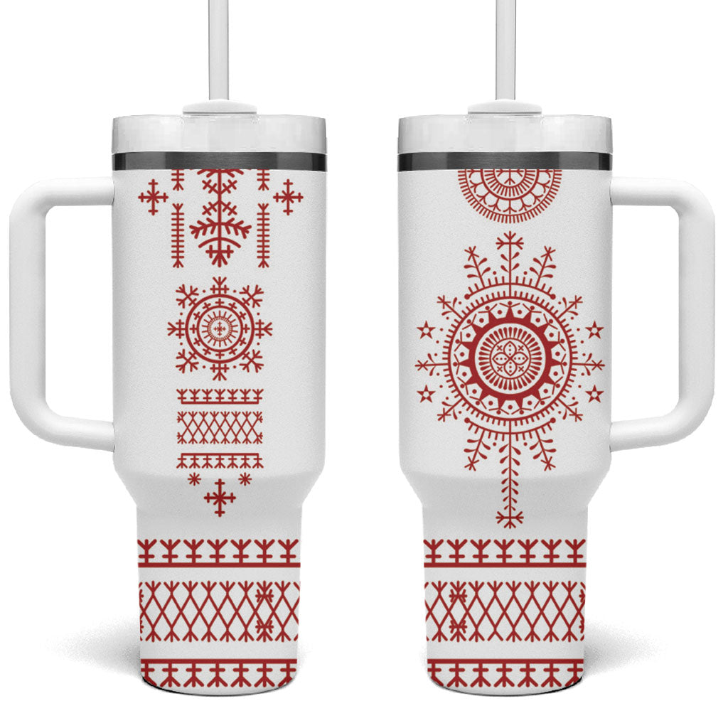 Croatia Sicanje Tattoo Inspired Tumbler With Handle The Kolo