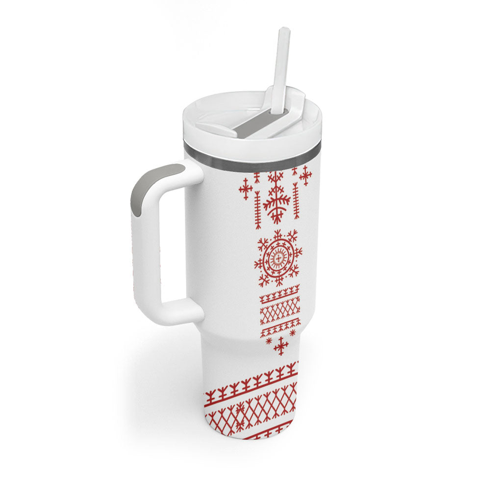 Croatia Sicanje Tattoo Inspired Tumbler With Handle The Kolo