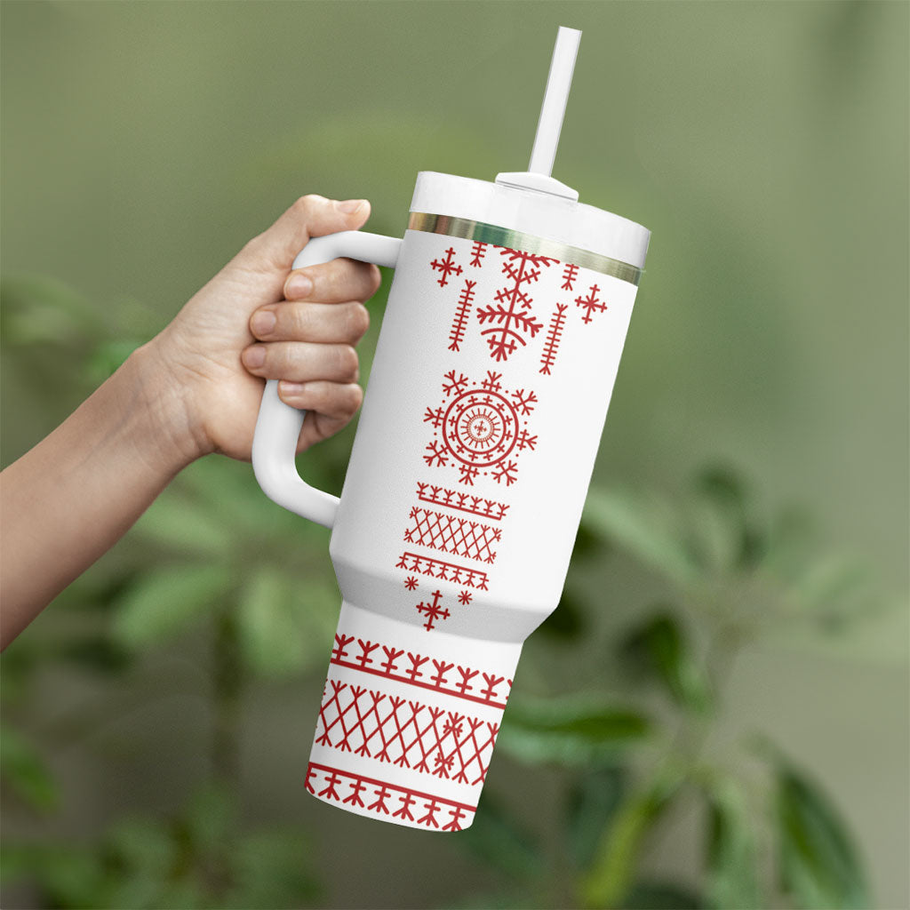 Croatia Sicanje Tattoo Inspired Tumbler With Handle The Kolo
