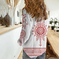 Croatia Sicanje Tattoo Inspired Women Casual Shirt The Kolo