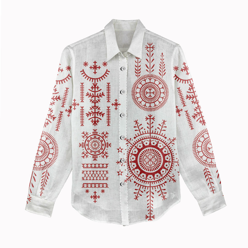 Croatia Sicanje Tattoo Inspired Women Casual Shirt The Kolo