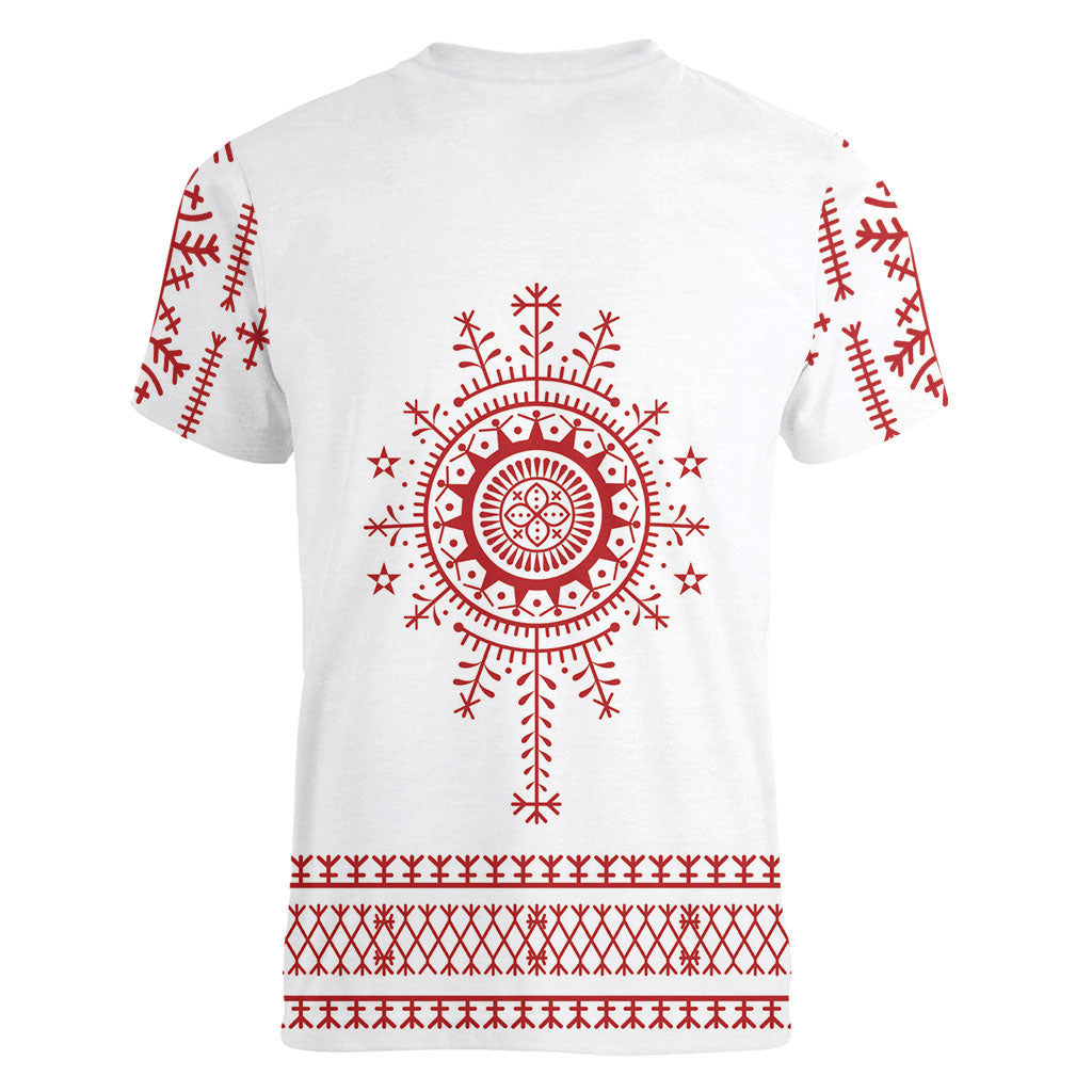 Croatia Sicanje Tattoo Inspired Women V-Neck T-Shirt The Kolo