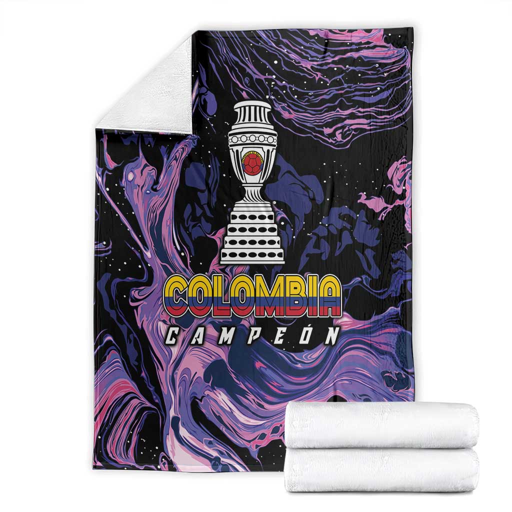 Colombia Football Blanket Cano Cristales Style - Todos Somos Campeon