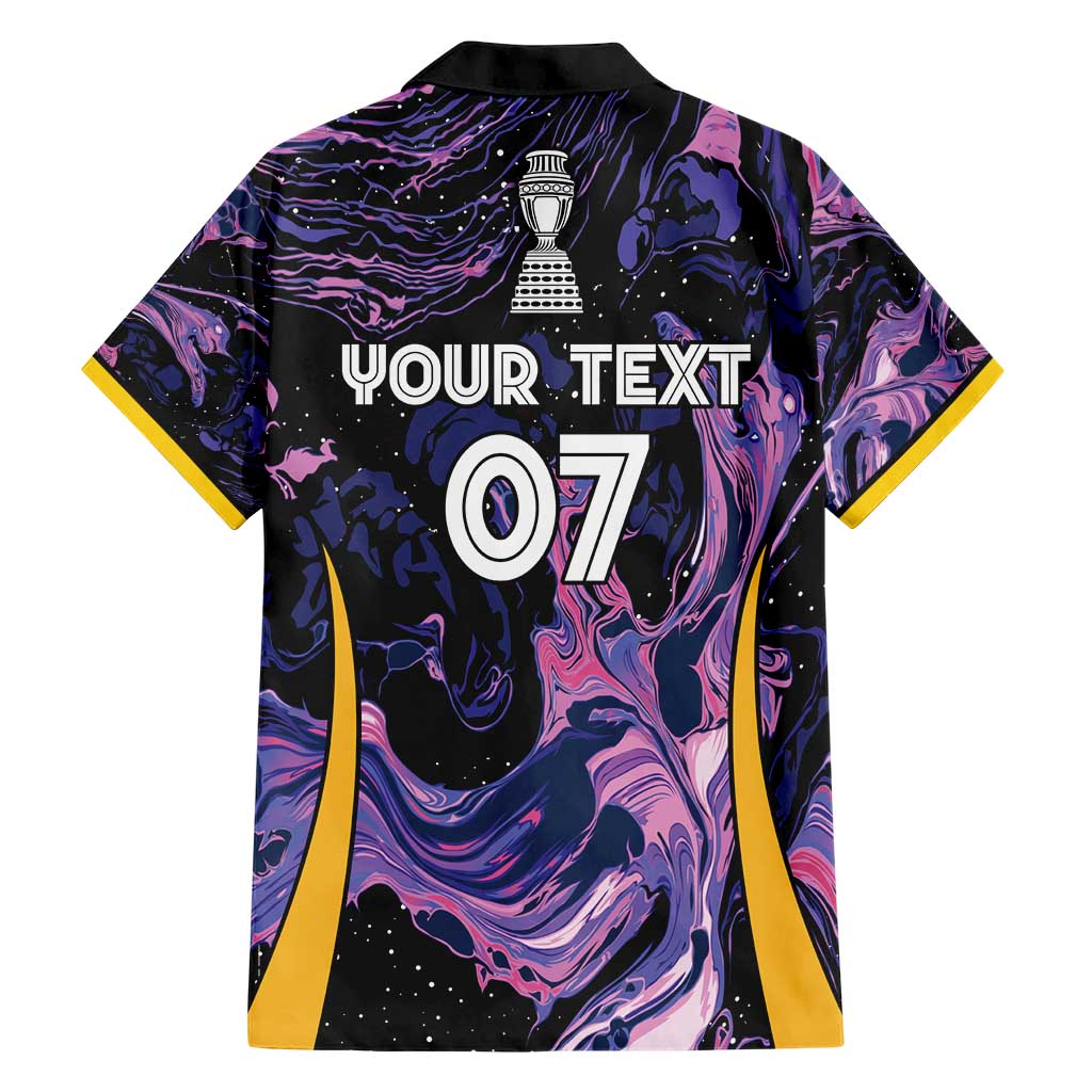 Colombia Football Custom Family Matching Short Sleeve Bodycon Dress and Hawaiian Shirt Cano Cristales Style - Todos Somos Campeon - Wonder Print Shop