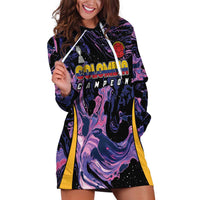 Colombia Football Custom Hoodie Dress Cano Cristales Style - Todos Somos Campeon - Wonder Print Shop