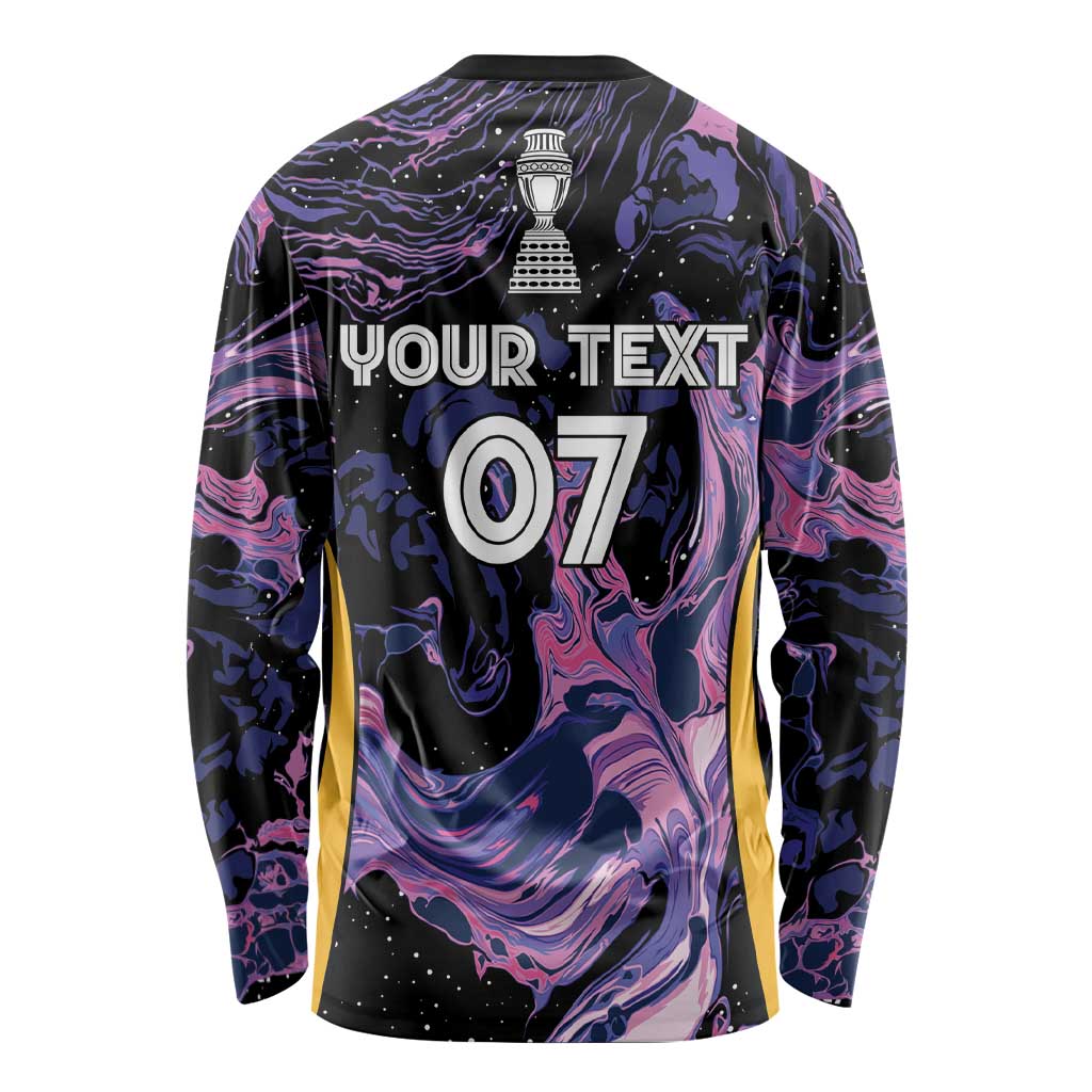 Colombia Football Custom Long Sleeve Shirt Cano Cristales Style - Todos Somos Campeon - Wonder Print Shop