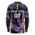 Colombia Football Custom Long Sleeve Shirt Cano Cristales Style - Todos Somos Campeon - Wonder Print Shop