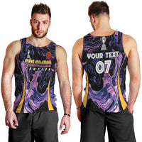 Colombia Football Custom Men Tank Top Cano Cristales Style - Todos Somos Campeon - Wonder Print Shop