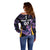 Colombia Football Custom Off Shoulder Sweater Cano Cristales Style - Todos Somos Campeon - Wonder Print Shop