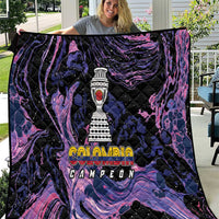 Colombia Football Quilt Cano Cristales Style - Todos Somos Campeon - Wonder Print Shop