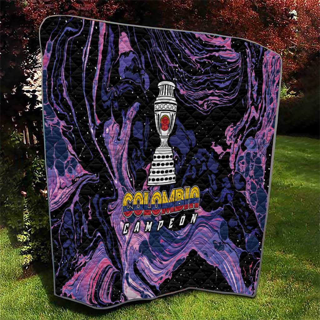 Colombia Football Quilt Cano Cristales Style - Todos Somos Campeon - Wonder Print Shop