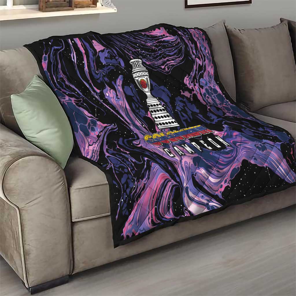 Colombia Football Quilt Cano Cristales Style - Todos Somos Campeon - Wonder Print Shop