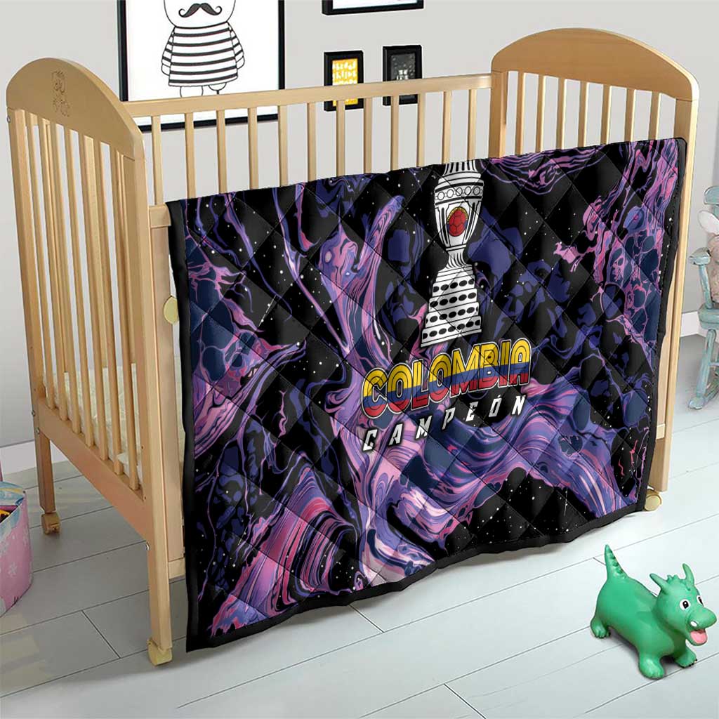 Colombia Football Quilt Cano Cristales Style - Todos Somos Campeon - Wonder Print Shop