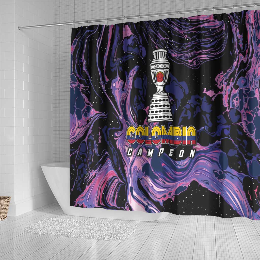 Colombia Football Shower Curtain Cano Cristales Style - Todos Somos Campeon