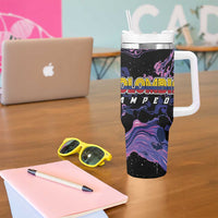 Colombia Football Tumbler With Handle Cano Cristales Style - Todos Somos Campeon - Wonder Print Shop