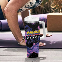 Colombia Football Tumbler With Handle Cano Cristales Style - Todos Somos Campeon - Wonder Print Shop