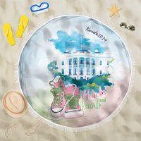 Chucks N Pearls 2024 Beach Blanket Pink Green Rocking The World LT7 - Wonder Print Shop