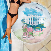 Chucks N Pearls 2024 Beach Blanket Pink Green Rocking The World LT7 - Wonder Print Shop