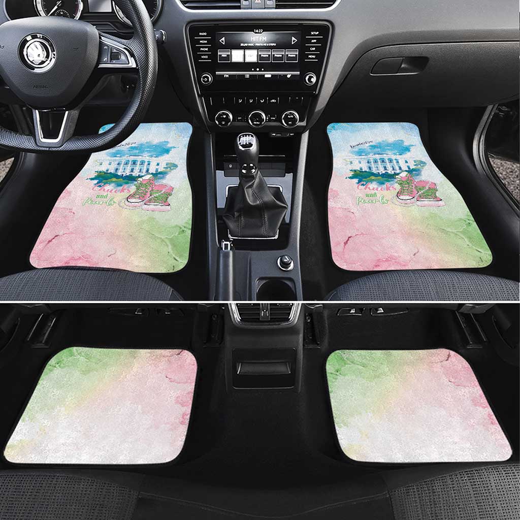 Chucks N Pearls 2024 Car Mats Pink Green Rocking The World LT7 - Wonder Print Shop