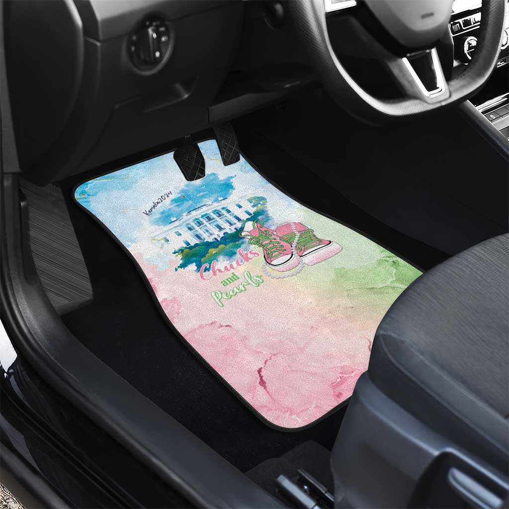 Chucks N Pearls 2024 Car Mats Pink Green Rocking The World LT7 - Wonder Print Shop