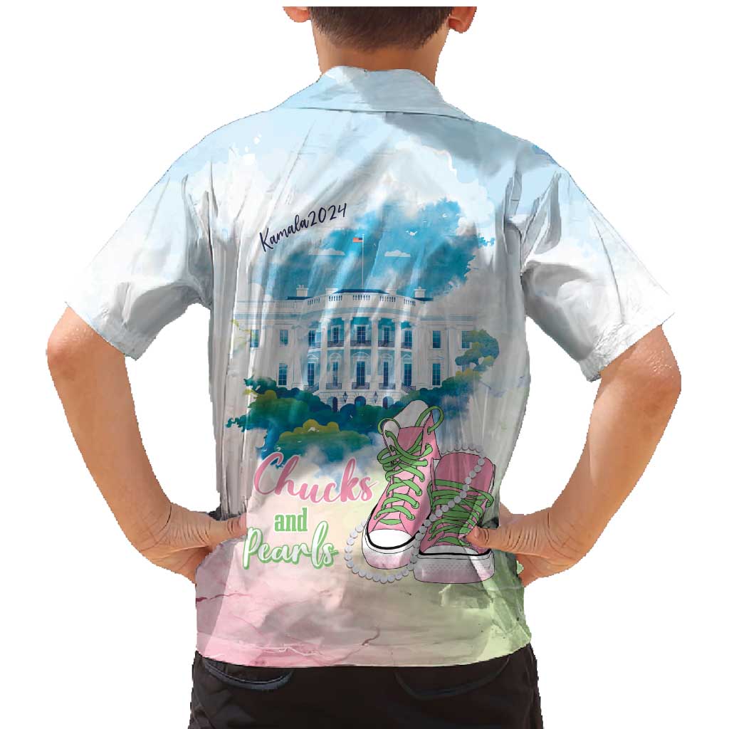 Chucks N Pearls 2024 Family Matching Mermaid Dress and Hawaiian Shirt Pink Green Rocking The World LT7 - Wonder Print Shop