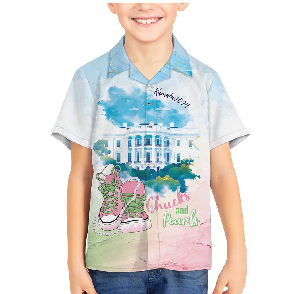 Chucks N Pearls 2024 Family Matching Mermaid Dress and Hawaiian Shirt Pink Green Rocking The World LT7 - Wonder Print Shop