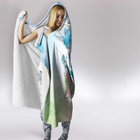 Chucks N Pearls 2024 Hooded Blanket Pink Green Rocking The World