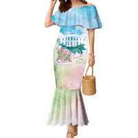 Chucks N Pearls 2024 Mermaid Dress Pink Green Rocking The World - Wonder Print Shop