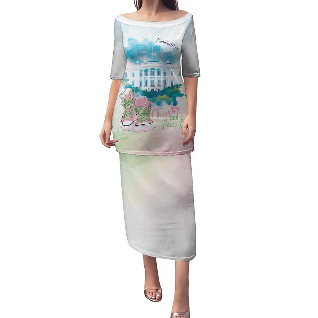 Chucks N Pearls 2024 Puletasi Pink Green Rocking The World - Wonder Print Shop