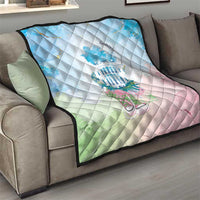 Chucks N Pearls 2024 Quilt Pink Green Rocking The World - Wonder Print Shop