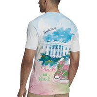 Chucks N Pearls 2024 Rugby Jersey Pink Green Rocking The World - Wonder Print Shop