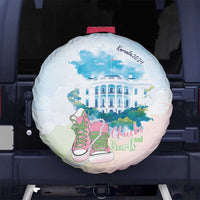 Chucks N Pearls 2024 Spare Tire Cover Pink Green Rocking The World - Wonder Print Shop