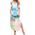 Chucks N Pearls 2024 Summer Maxi Dress Pink Green Rocking The World - Wonder Print Shop