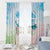 Chucks N Pearls 2024 Window Curtain Pink Green Rocking The World - Wonder Print Shop