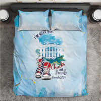Chucks N Pearls 2024 Bedding Set I'm With Her LT7 - Wonder Print Shop