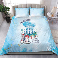 Chucks N Pearls 2024 Bedding Set I'm With Her LT7 - Wonder Print Shop
