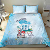 Chucks N Pearls 2024 Bedding Set I'm With Her LT7 - Wonder Print Shop