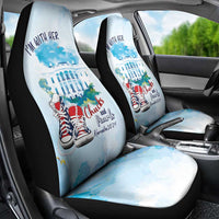 Chucks N Pearls 2024 Car Seat Cover I'm With Her LT7 - Wonder Print Shop