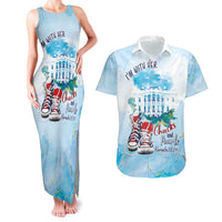 Chucks N Pearls 2024 Couples Matching Tank Maxi Dress and Hawaiian Shirt I'm With Her LT7 - Wonder Print Shop