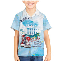 Chucks N Pearls 2024 Family Matching Mermaid Dress and Hawaiian Shirt I'm With Her LT7 - Wonder Print Shop